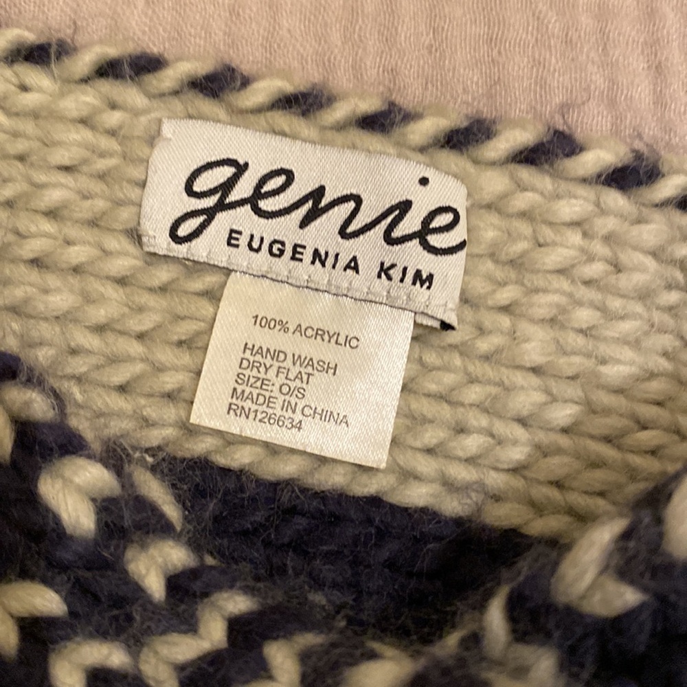 Eugenia Kim Navy and Gray Knit Headband - Picture 5 of 7
